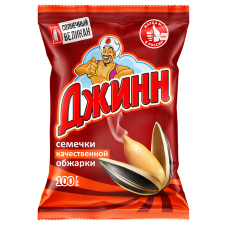 Семечки подсолнечника жареные Джинн 100г