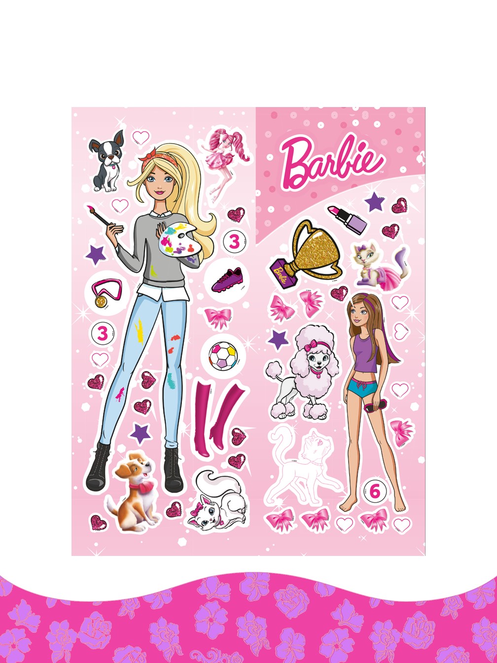Комплект Barbie Раскраска+ Головоломки 2 шт - фото 6