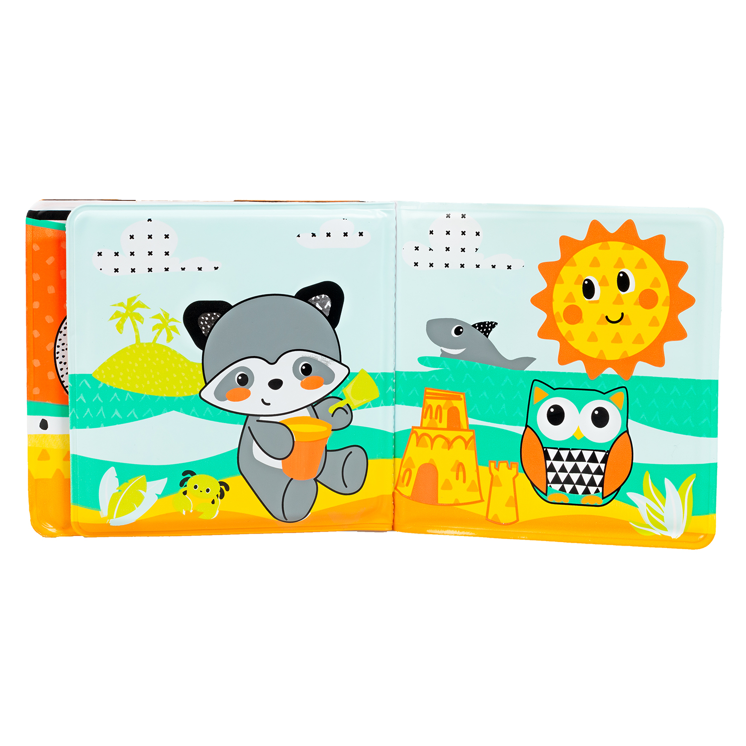Игрушка INFANTINO книжка Мягкая для купания - фото 5
