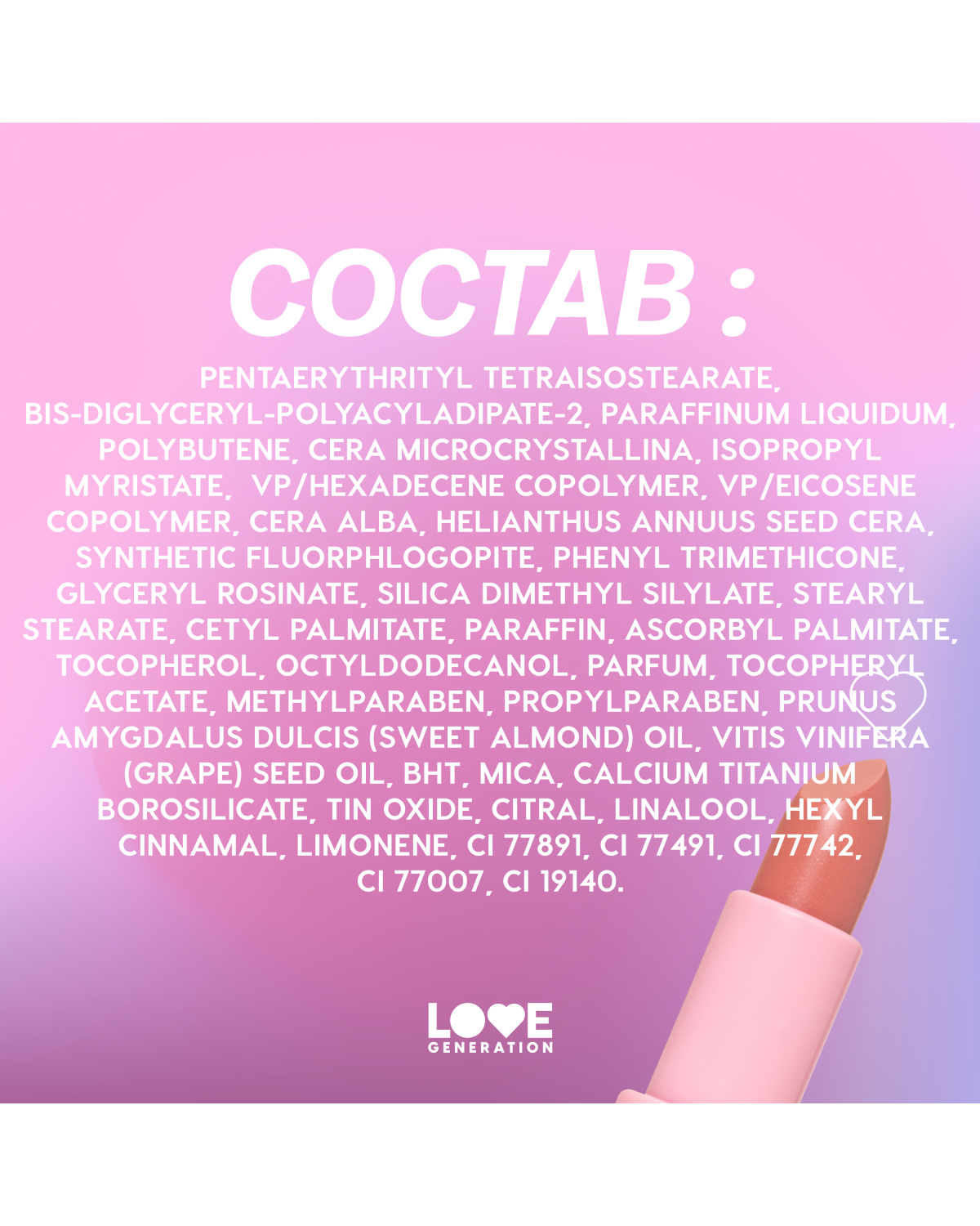Бальзам для губ Love Generation Like a virgin тающая текстура, тон 02 бежевый, 4 г - фото 10