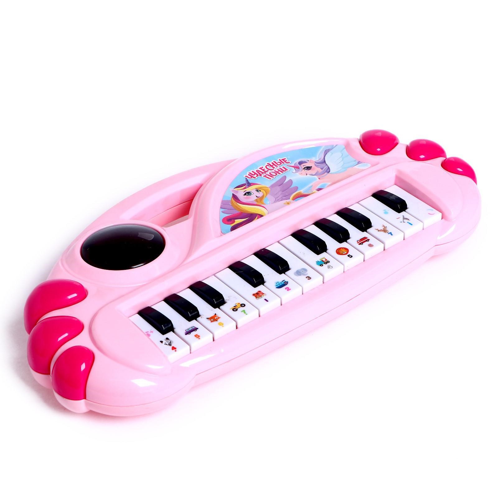 Игрушка музыкальная Zabiaka Чудесные пони пианино - фото 2
