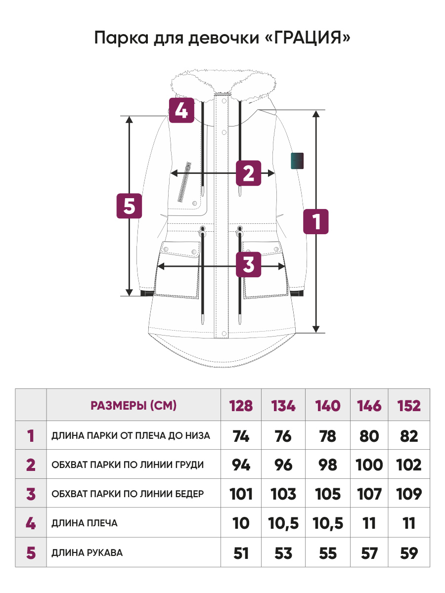 Парка Potomok 4w24-214роз - фото 8