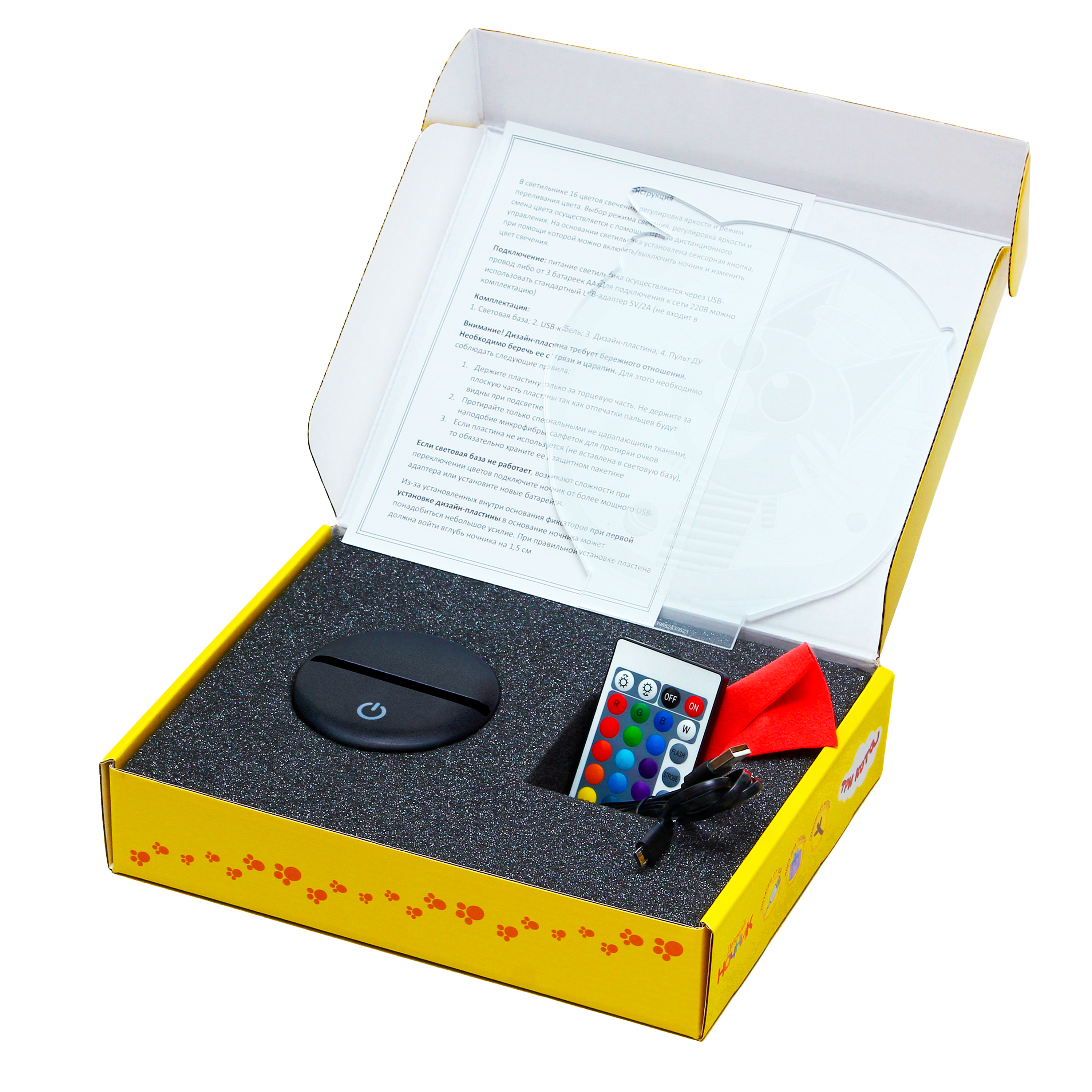 Ночник Три кота Коржик - фото 4