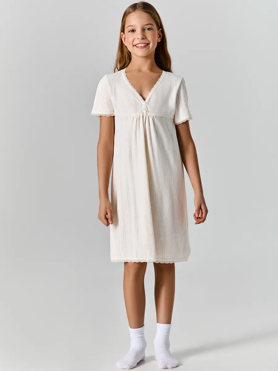 Сорочка ночная Mark Formelle (Марк Формэль) 577729/молочный - фото 1