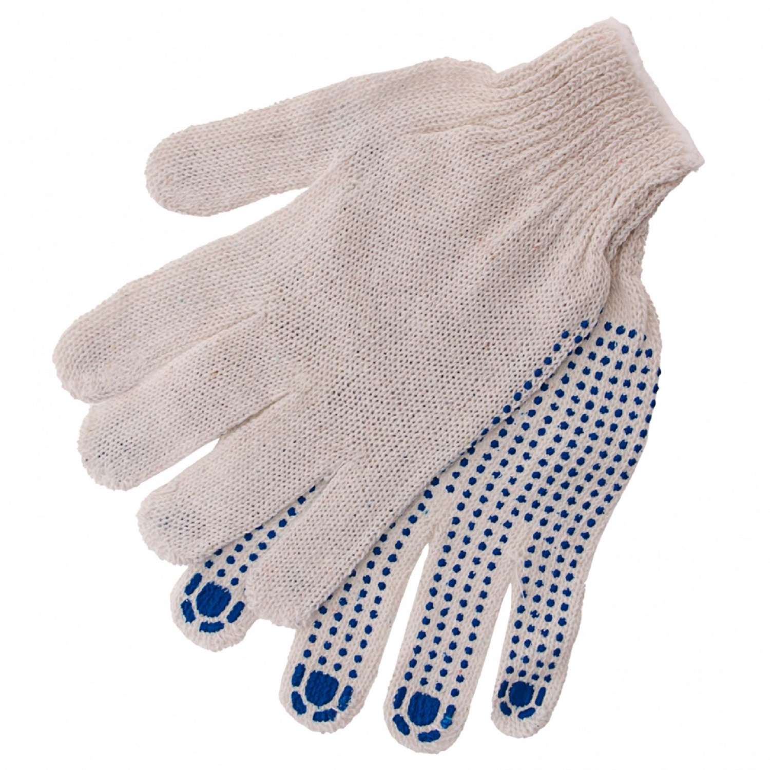 Перчатки . для ремонтных и строительных работ 7класс с ПВХ точкой 67774 - фото 2