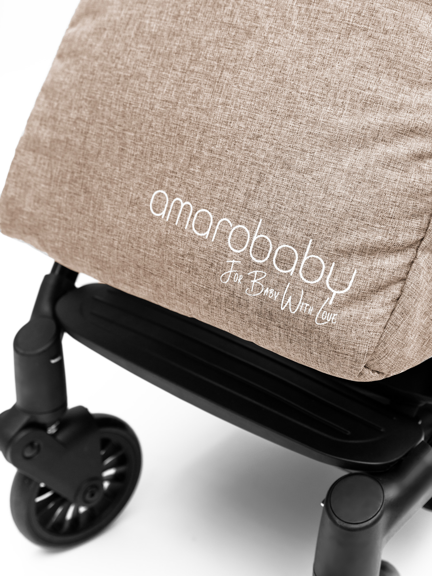 Коляска прогулочная Amarobaby Voyager коричневый - фото 30