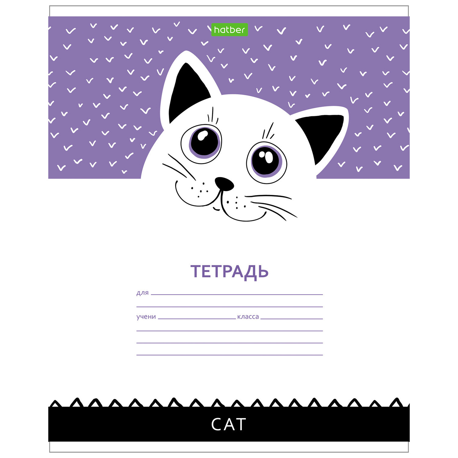 Тетрадь Hatber клетка 12 лист. в ассортименте - фото 6