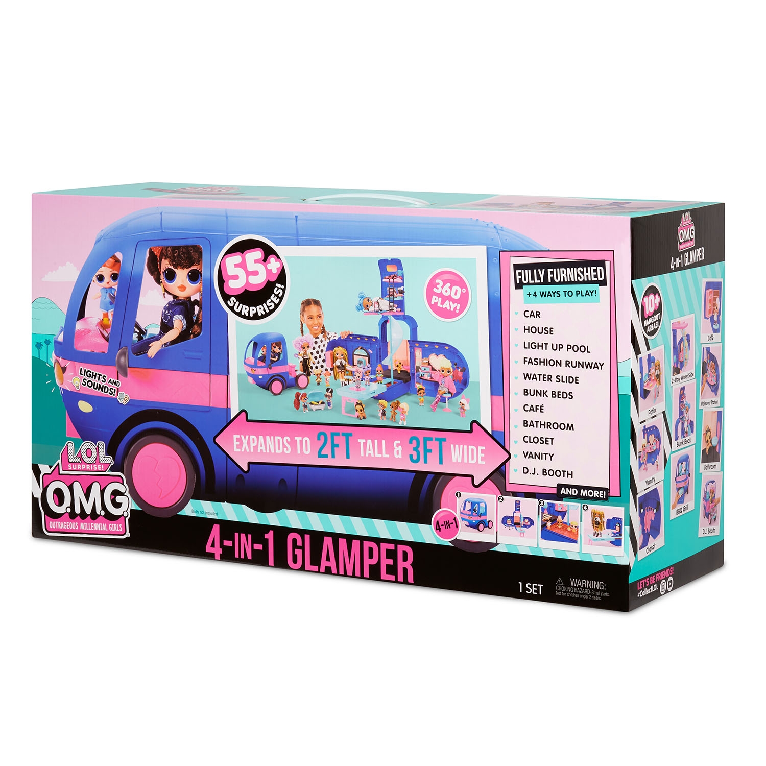 Игровой набор L.O.L. Surprise! 4в1 569459E7C - фото 4