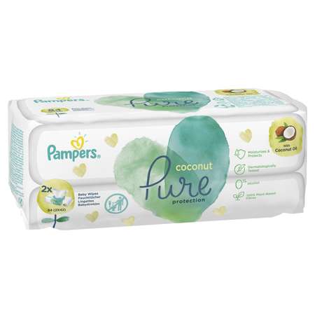 Влажные салфетки Pampers Pure Protection 84 шт.