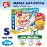 Масса для лепки Joy-Doh Зубастик с золотыми зубами 7 цв.