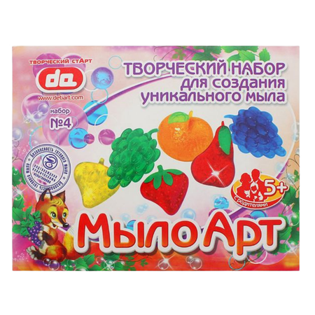Набор ДетиАРТ Фрукты мыло