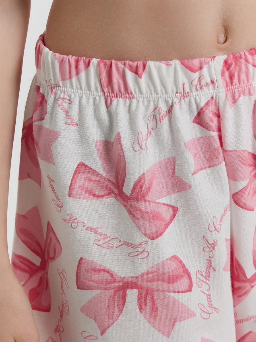 Пижама Mark Formelle (Марк Формэль) 567750/бл.розовый +бантики на белом - фото 8