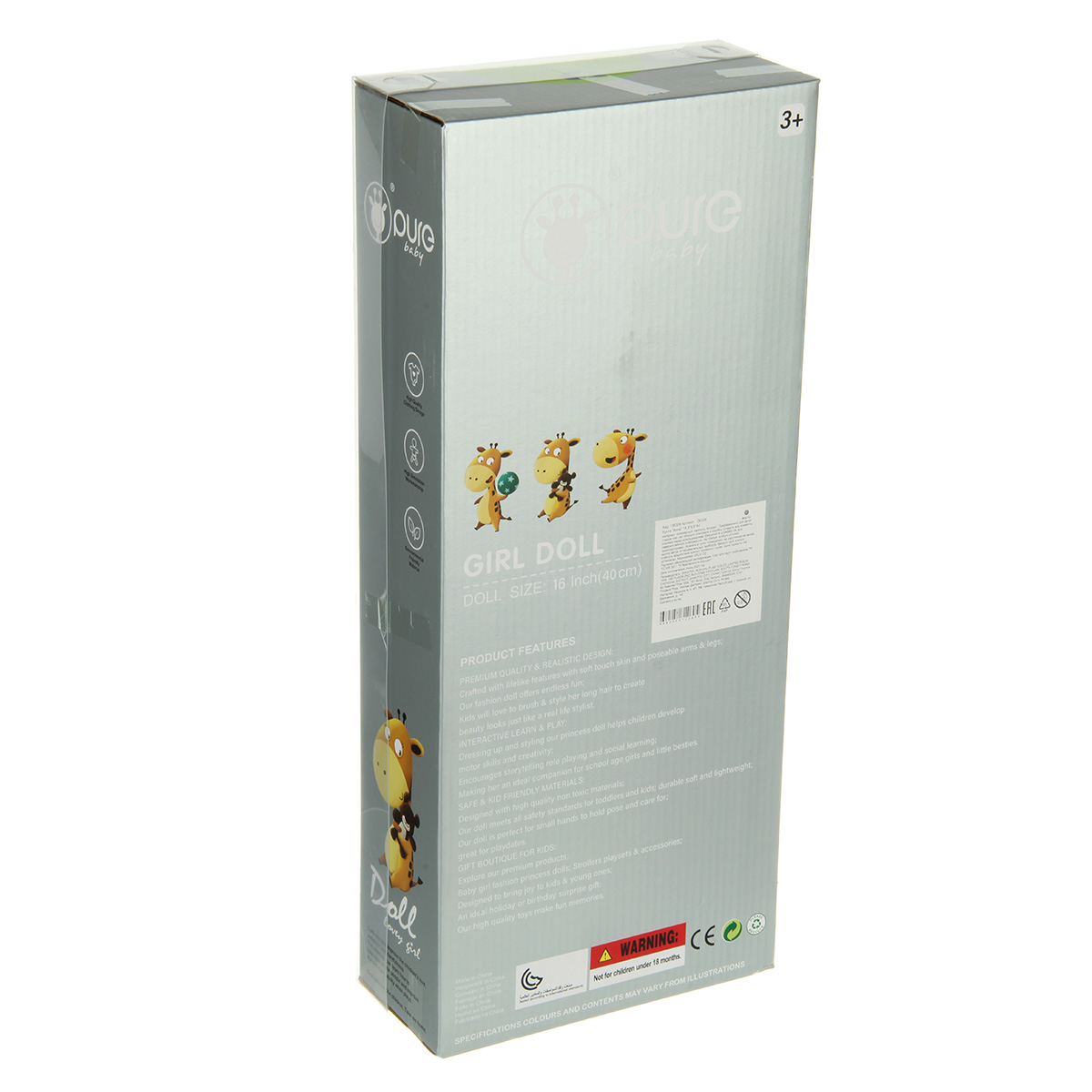 Кукла классическая Veld Co высота 40 см 136306 - фото 12