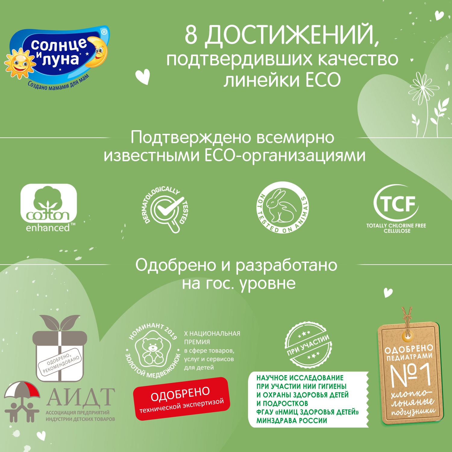 Трусики Солнце и луна Eco L (9-14 кг) 43 шт. - фото 8