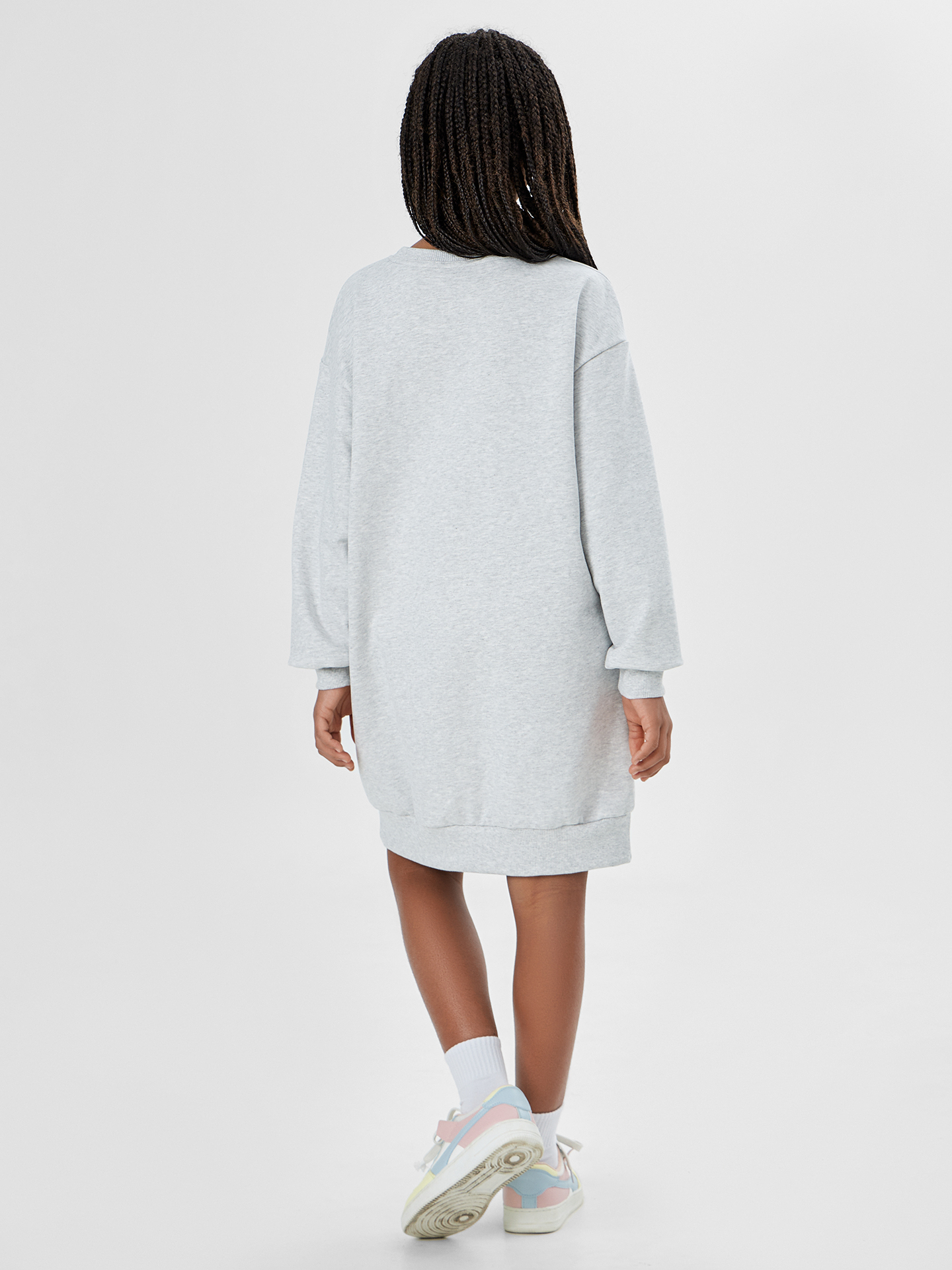 Платье Mark Formelle (Марк Формэль) 157972/серый меланж 4306-А +печать2 - фото 2