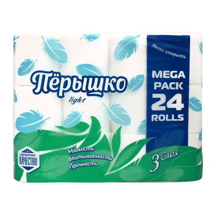 Туалетная бумага Перышко 24 шт.