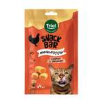 Лакомство для кошек Triol Snack Bar 40г мини-роллы с начинкой из курицы с лососем