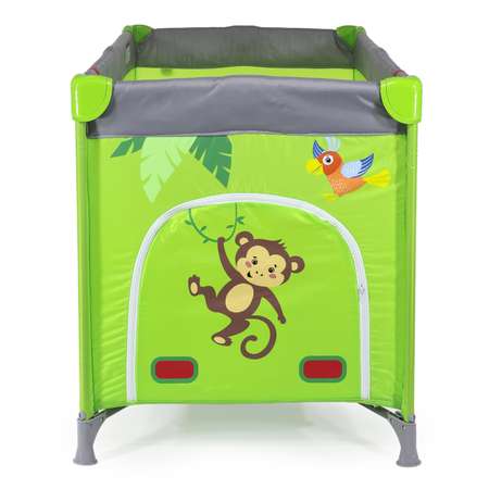 Кровать-манеж Babyton Green bus