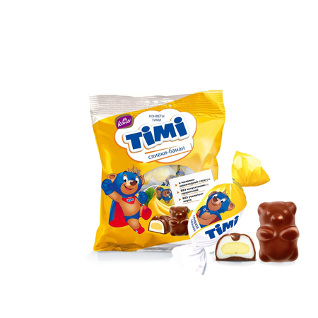 Конфеты Конти сливки-банан 155г