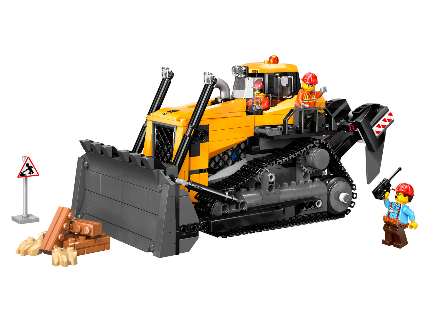 Конструктор LEGO City Желтый бульдозер 682 дет. - фото 2