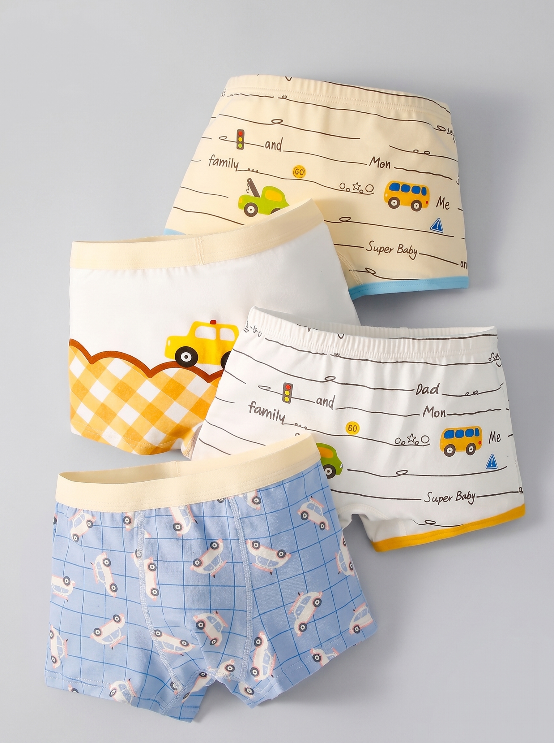 Трусы 4 шт Bambooland Boxer-Bus - фото 1