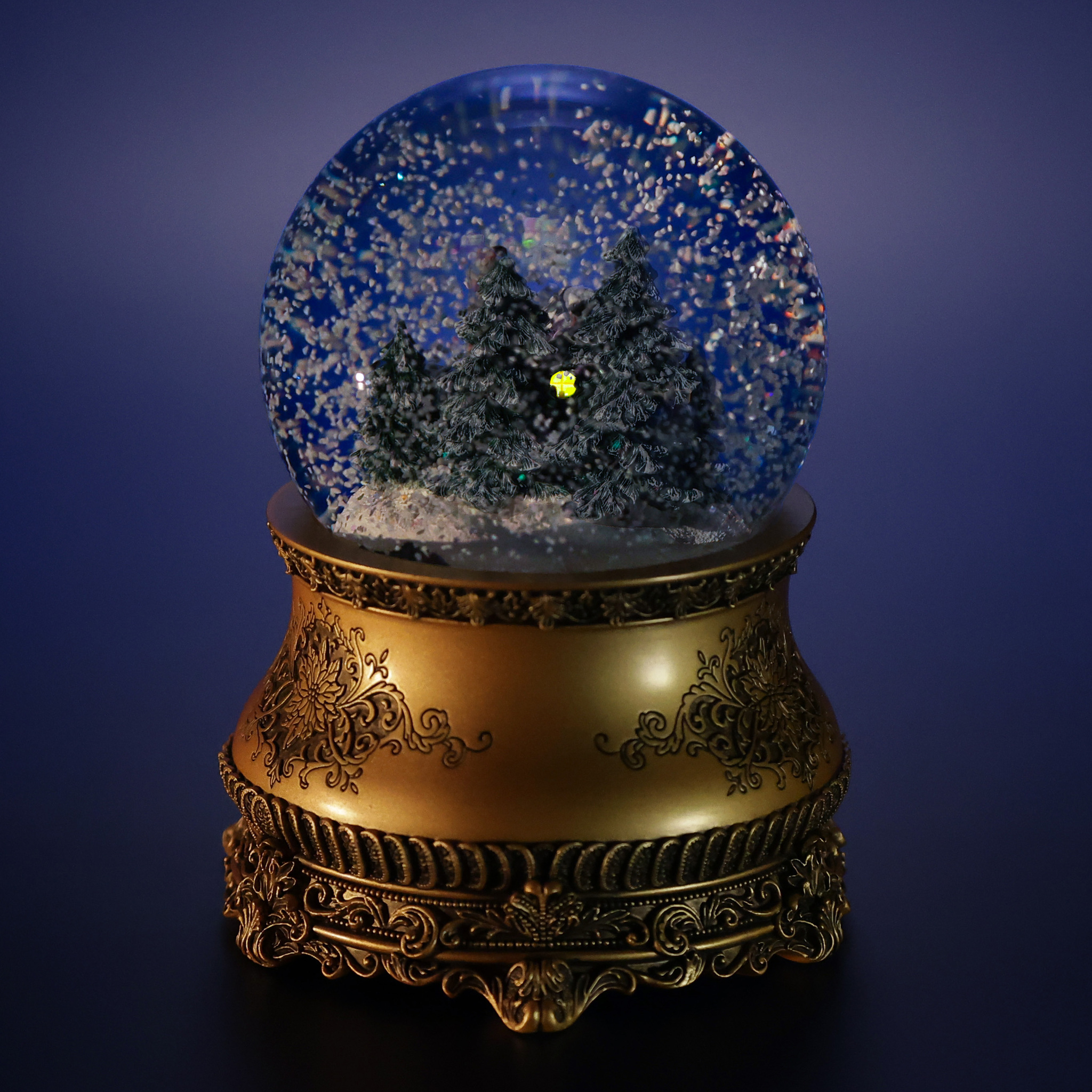 Стеклянный снежный шар Glassglobe Старый дом - фото 6