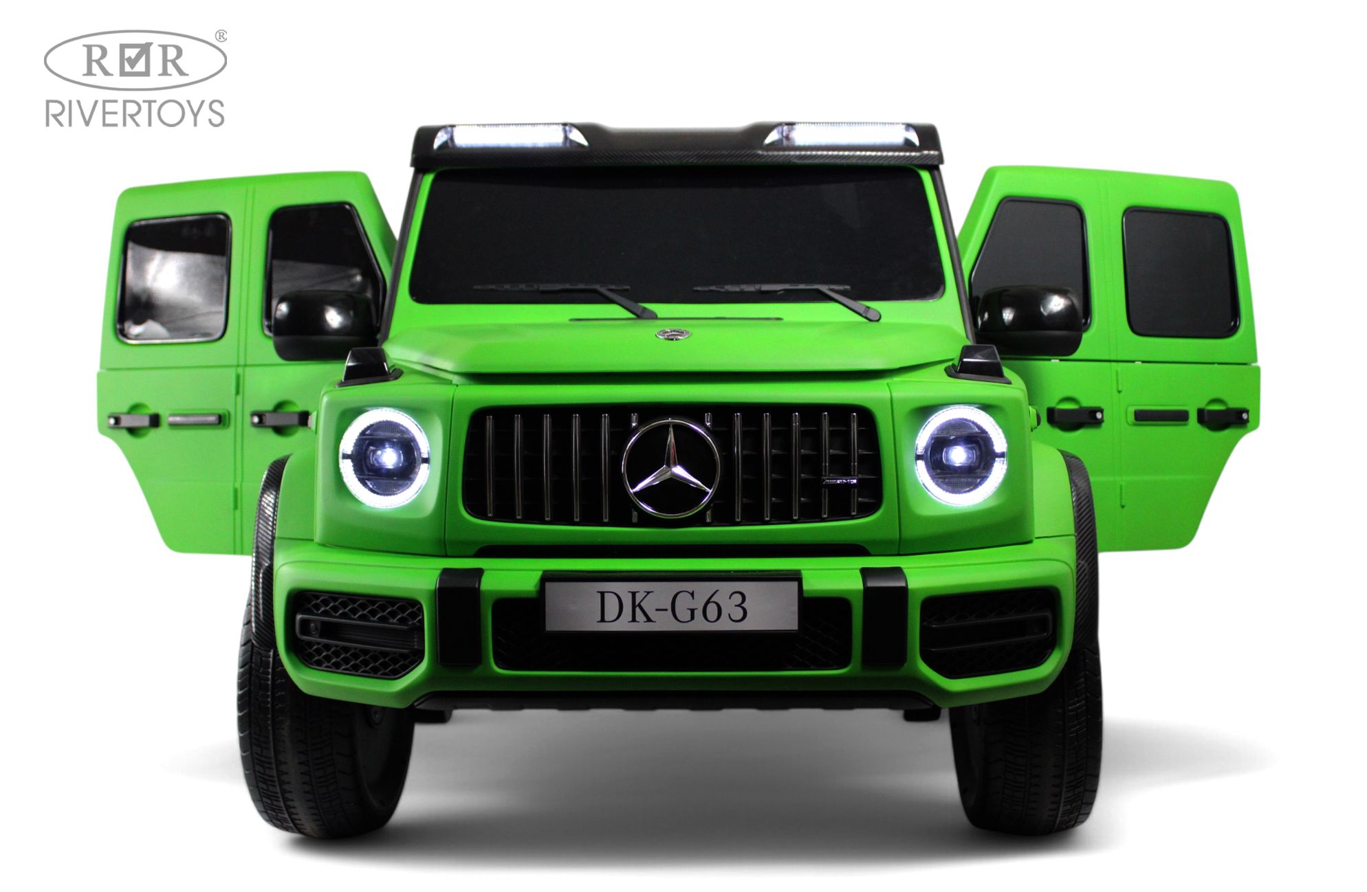 Электромобиль RIVERTOYS Mercedes Y777YY-GREEN-MATTE С пультом ДУ - фото 3