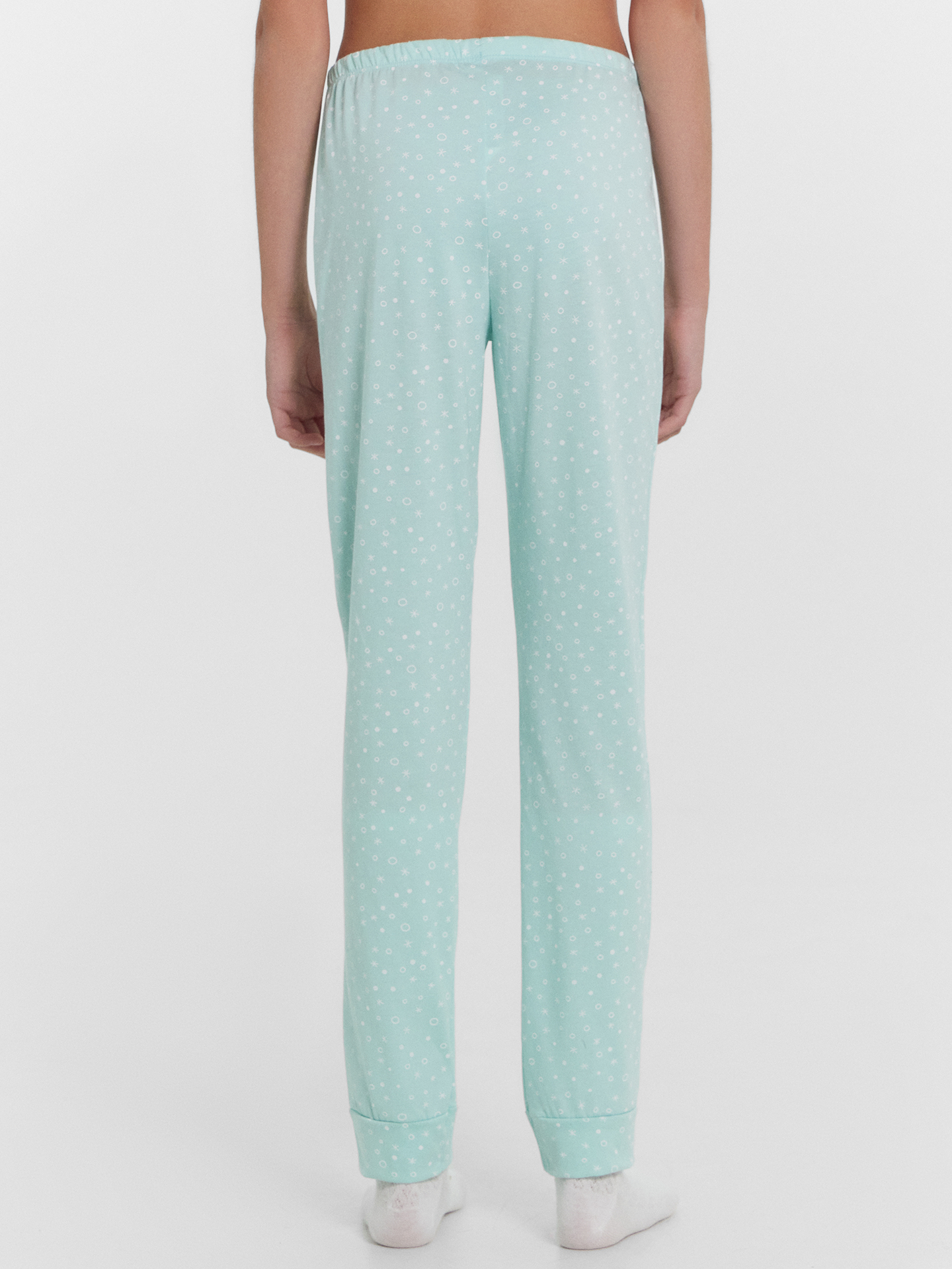 Пижама Mark Formelle (Марк Формэль) 567720/иней +белые снежинки - фото 7