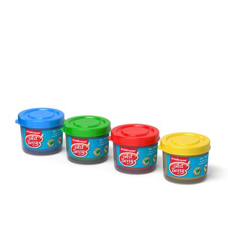 Краски пальчиковые ArtBerry 4 цв.