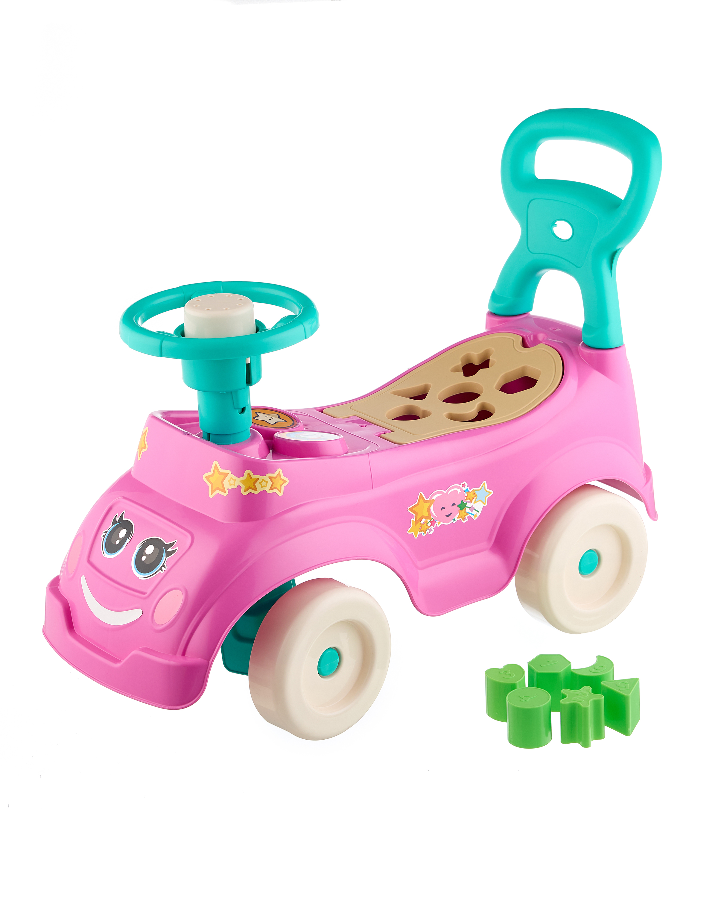 Каталка ZEBRA Моя первая розовый - фото 1