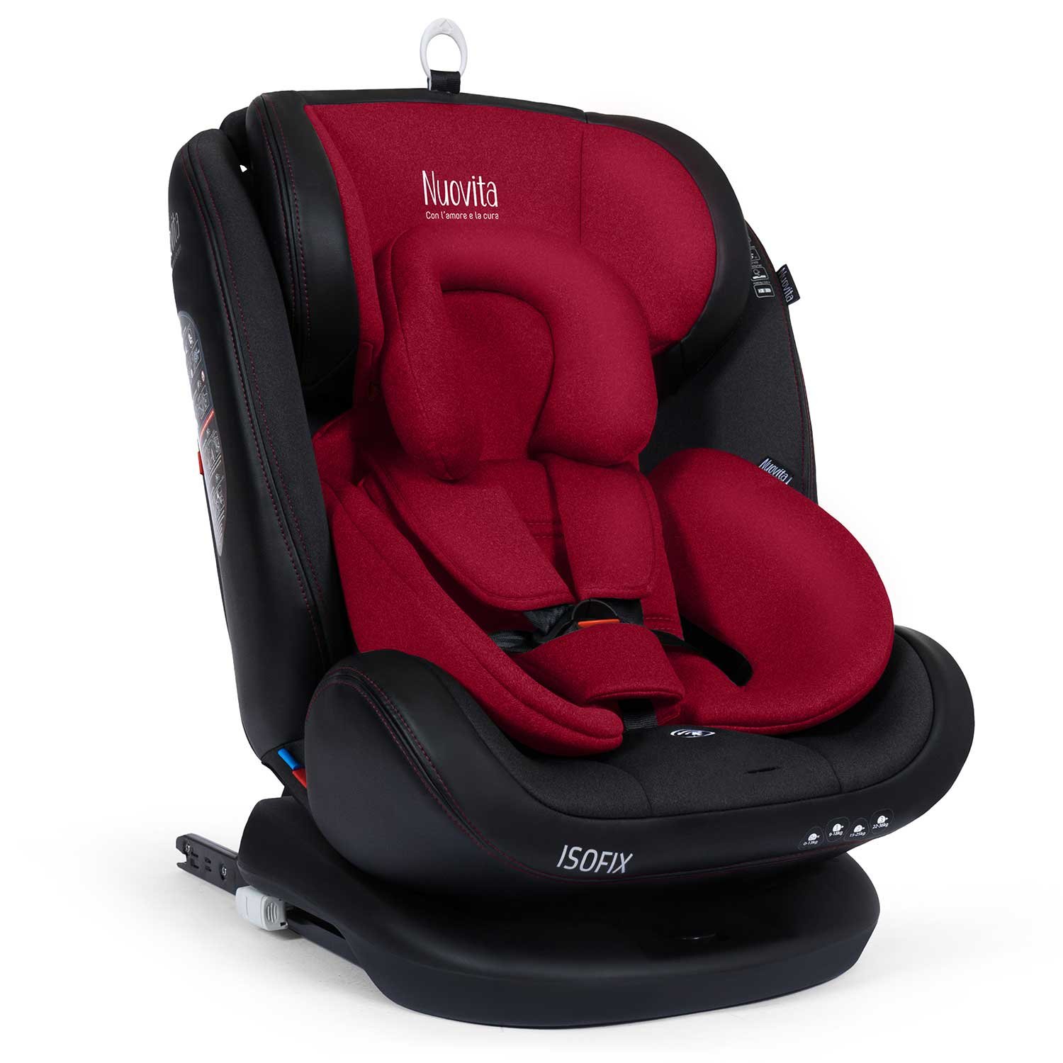 Изображение товара Автокресло Nuovita Maczione N0123i-1L Isofix 0+/1/2/3 (0-36 кг) бордовый Изображение товара Автокресло Nuovita Maczione N0123i-1L Isofix 0+/1/2/3 (0-36 кг) бордовый