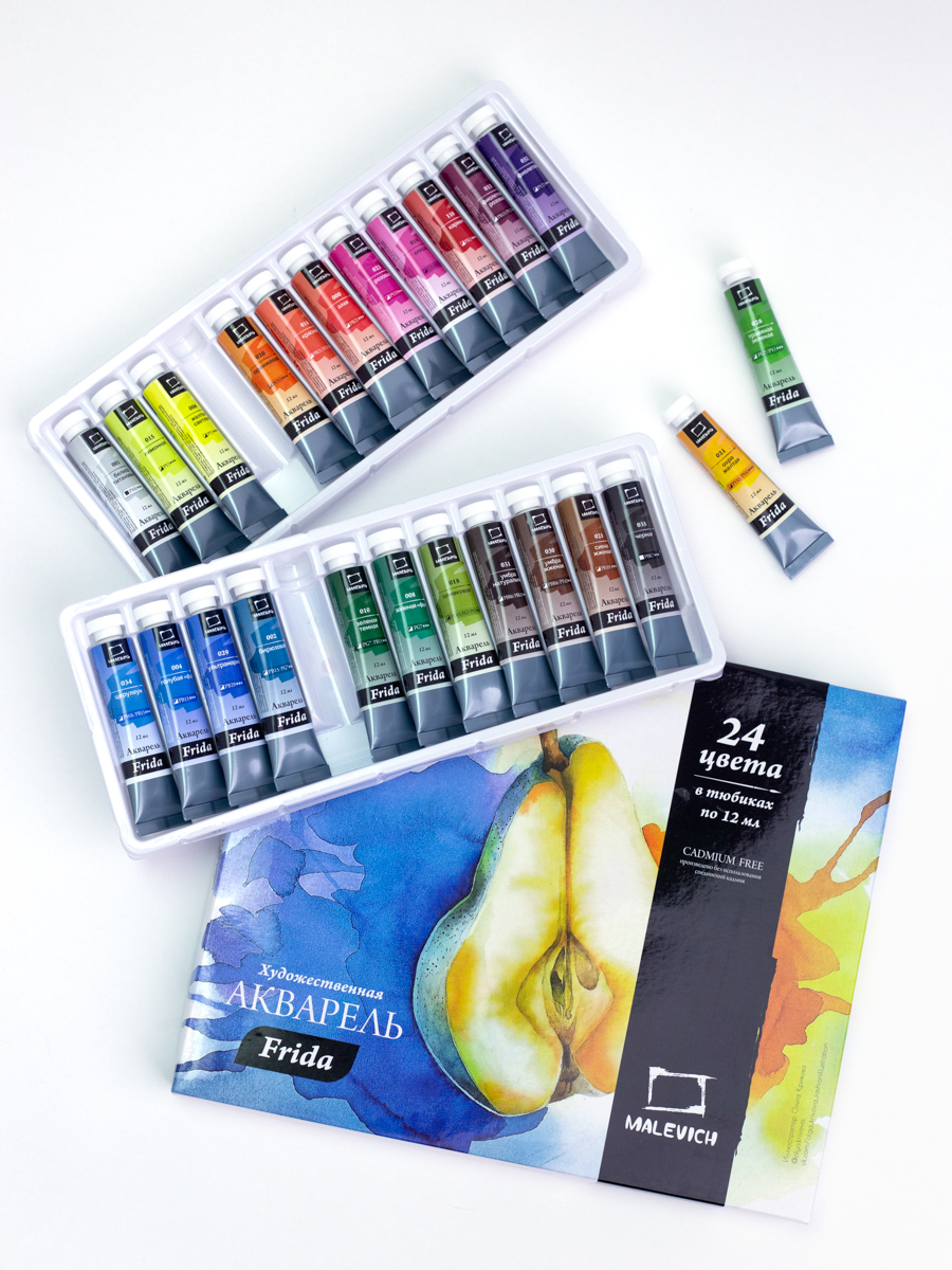 Краски акварель Малевичъ 24 цв. - фото 9