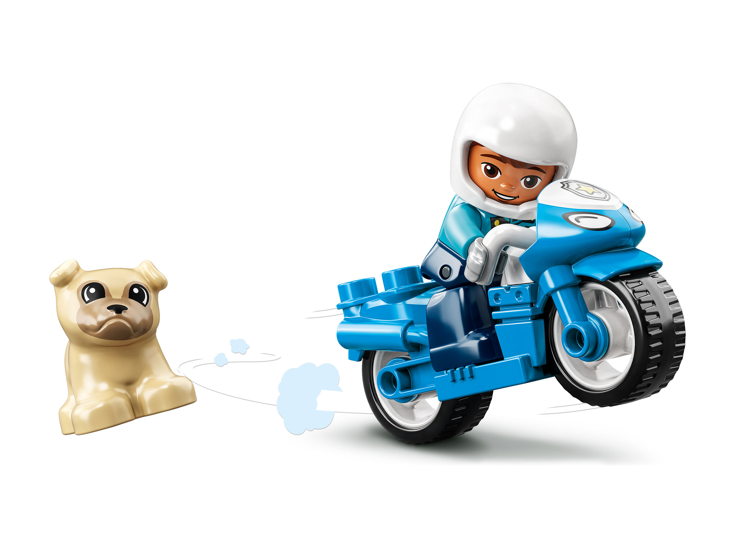 Конструктор LEGO DUPLO Town Полицейский мотоцикл 5 дет. - фото 2