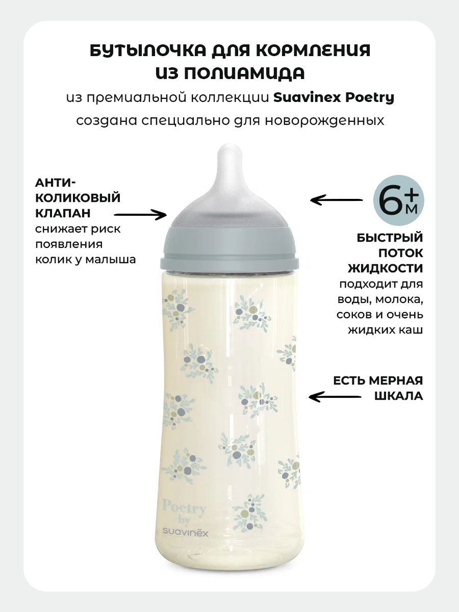 Бутылочка Suavinex 360 мл 1 шт. - фото 2