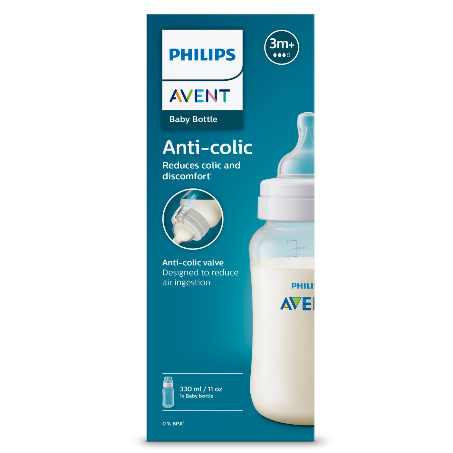 Бутылочка Philips Avent Anti-Colic 330 мл - фото 3