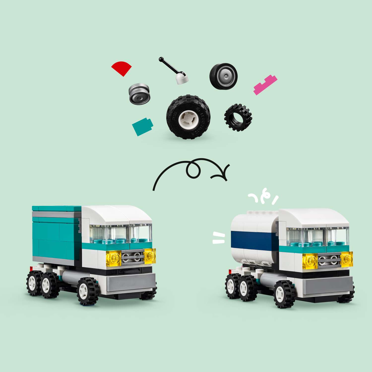 Конструктор LEGO Classic Креативный транспорт 900 дет. - фото 5