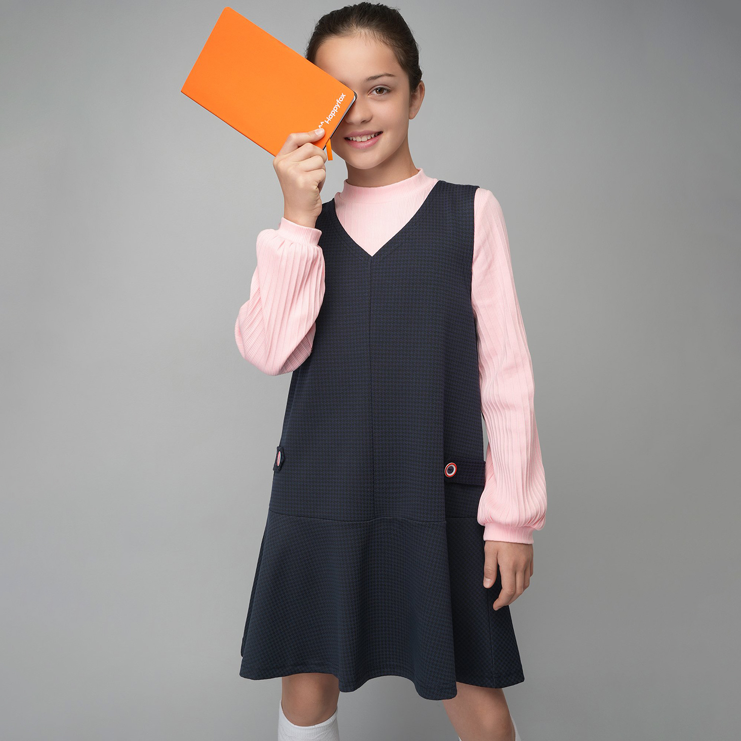 Сарафан HappyFox HF33116синий - фото 8