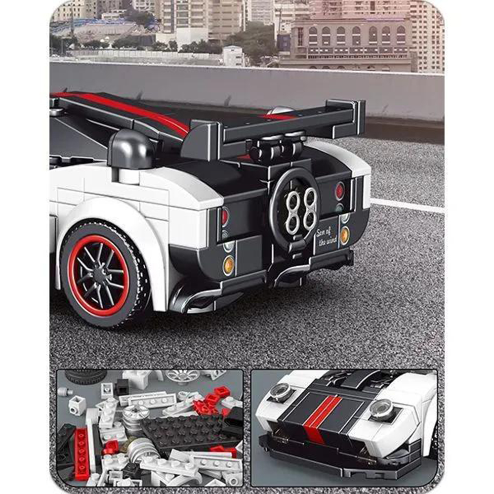 Конструктор Mould King Спорткар Pagani Zonda блочный - фото 8