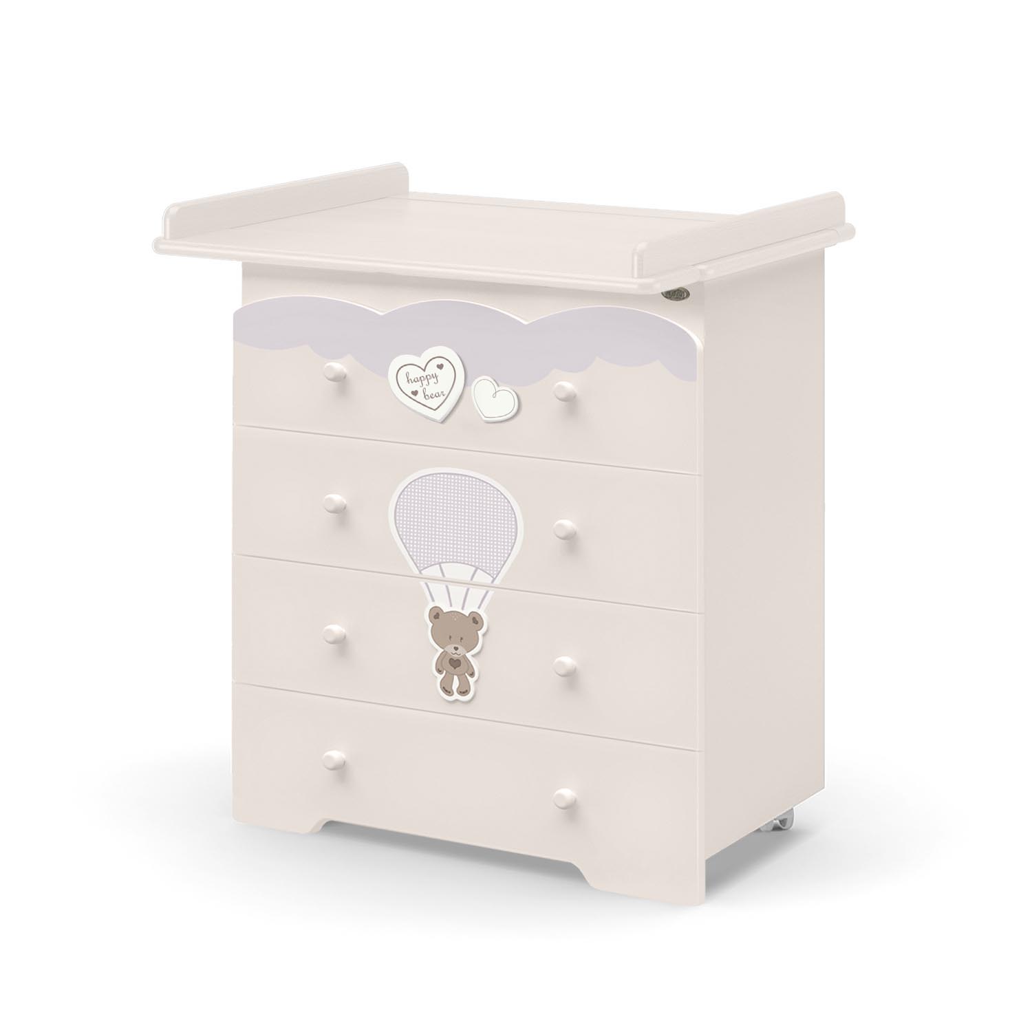 Комод Nuovita Stanzione Cute Bear Ваниль - фото 1