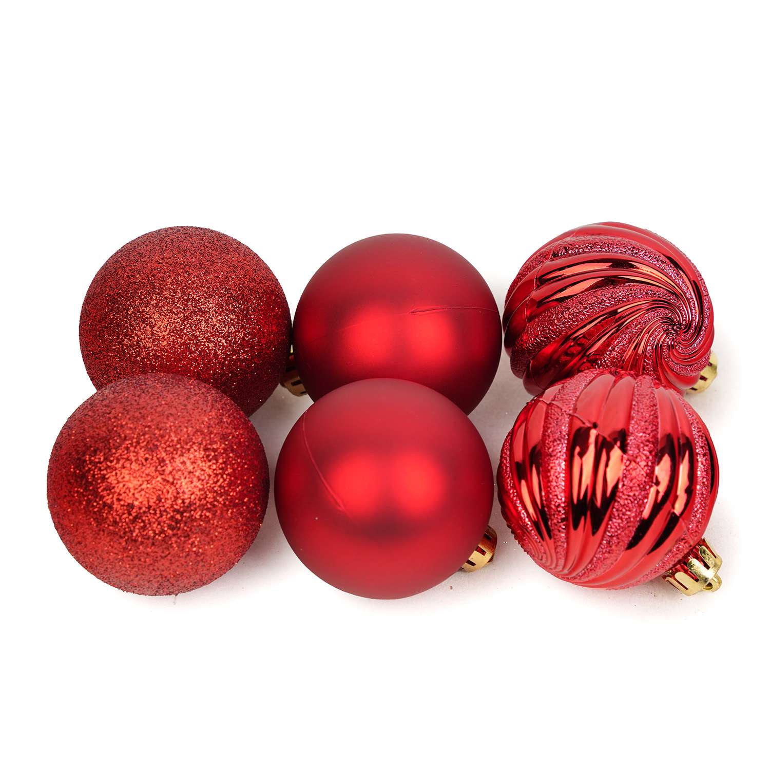 Набор ёлочных шаров ё 5см 6шт - фото 4