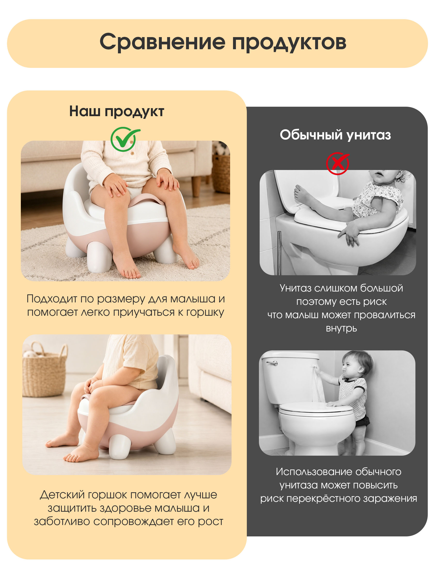 Горшок CINLANKIDS Дорожный розовый - фото 8