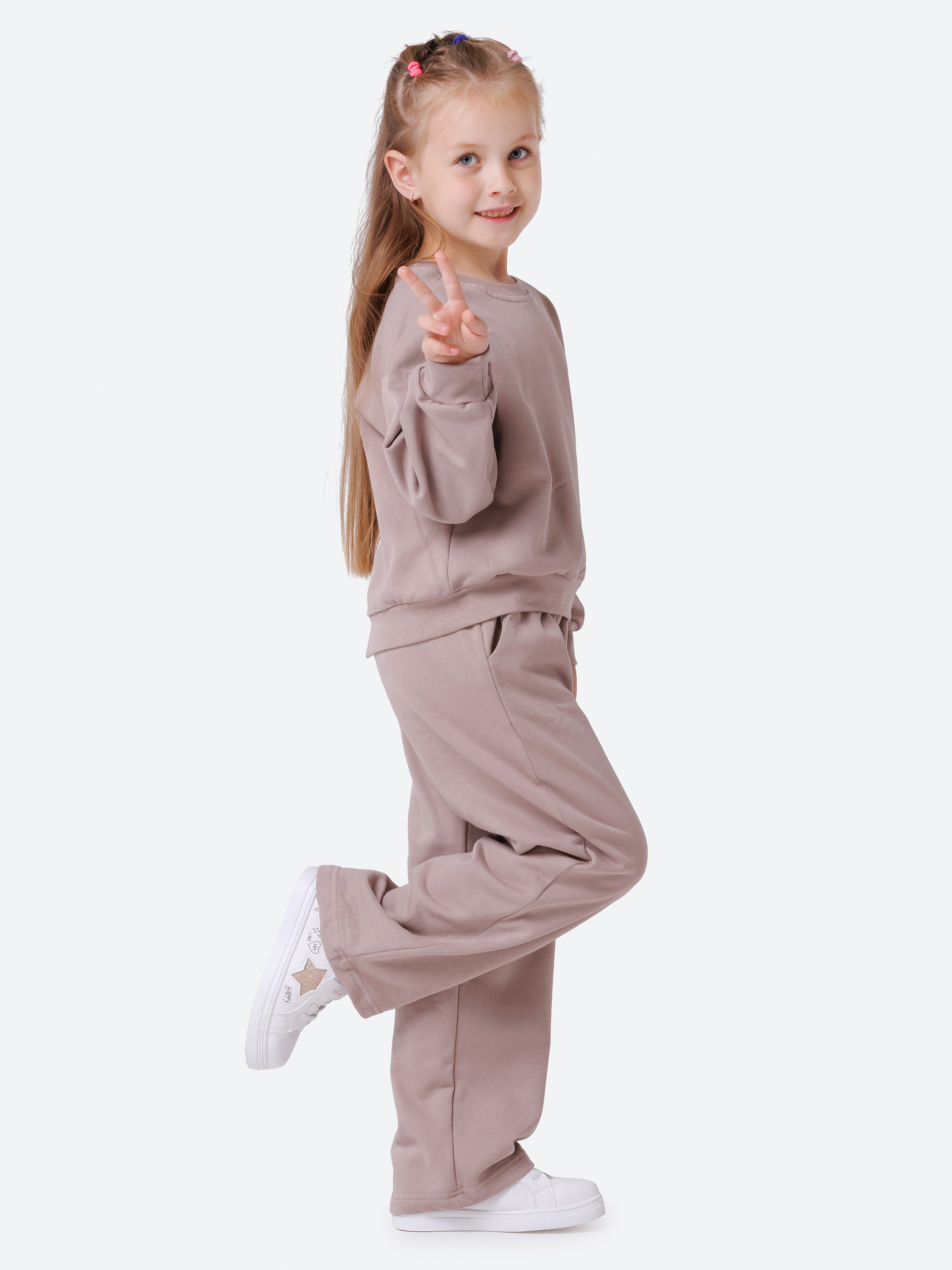 Костюм VEDDI 2262/6038ф-2025- бежевый - фото 4