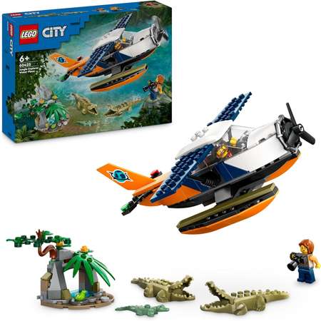 Конструктор LEGO City Jungle Explorer Water Plane блочный