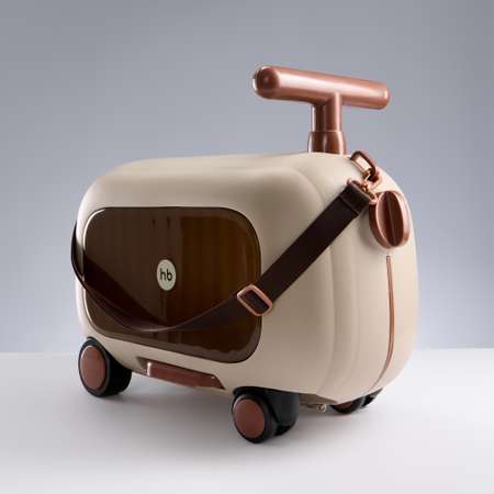 Чемодан Happy Baby travy песочный