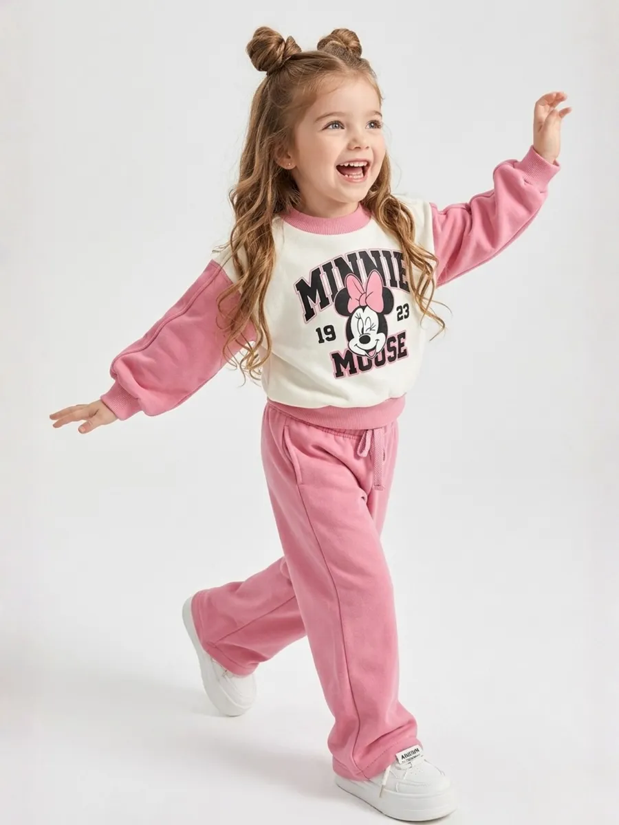 Костюм Minilik костюм фут. розовый - фото 1