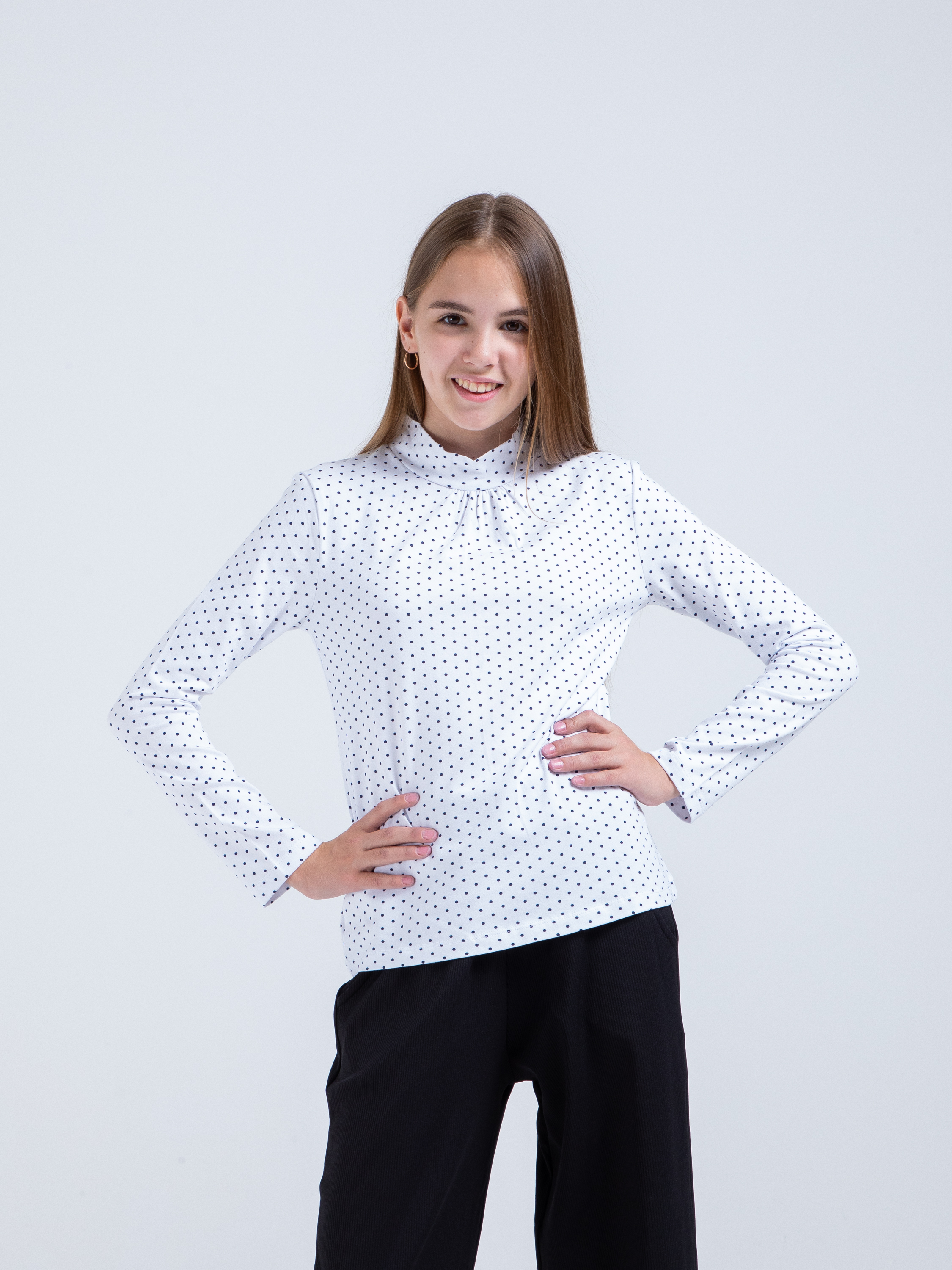 Водолазка STELLA MODA 15602_белый - фото 11