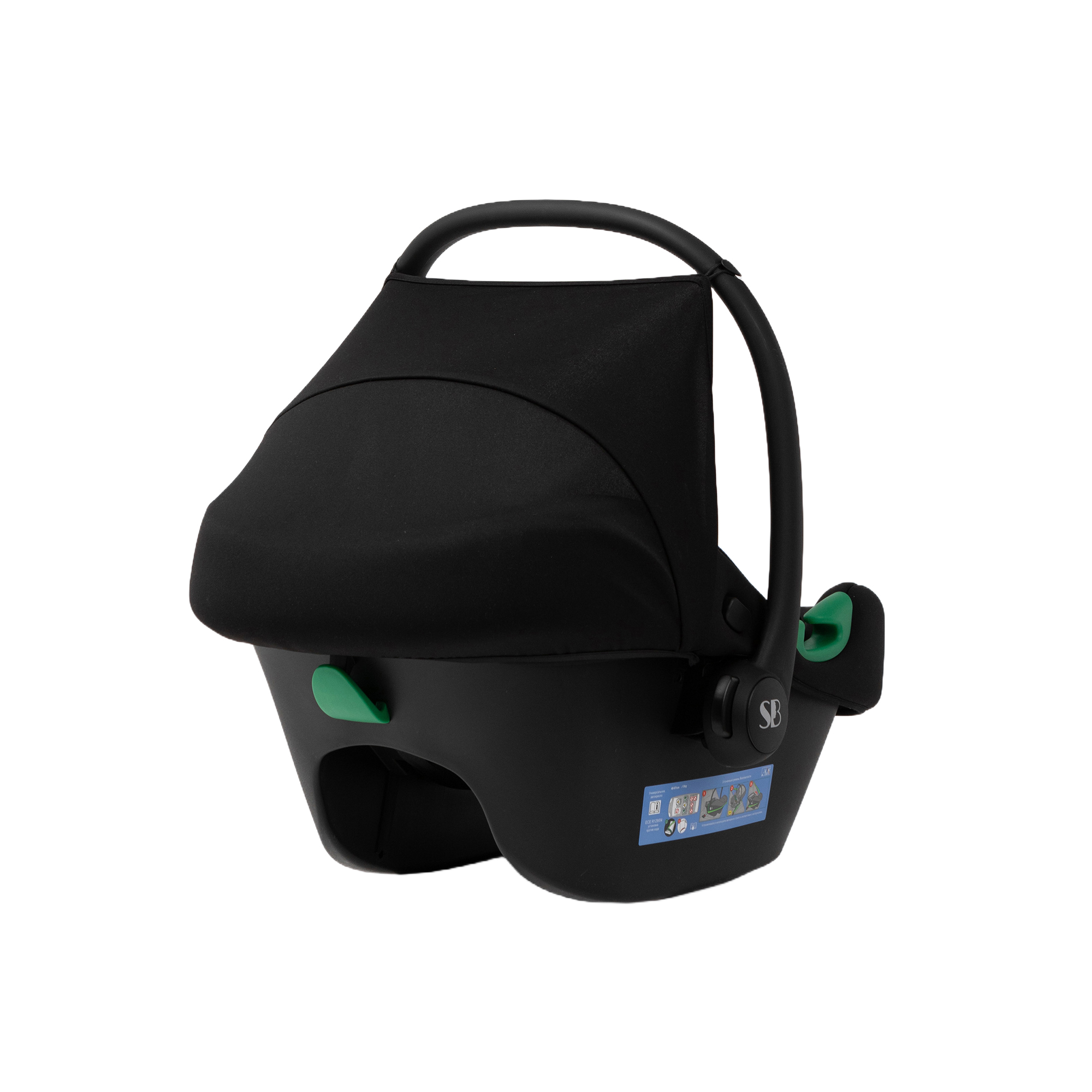 Автокресло Sweet Baby Elegante Plus DK591 Black 0 (0 -13 кг) черный - фото 13