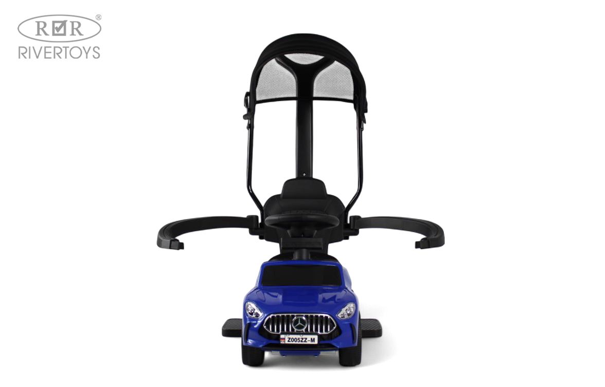 Каталка RIVERTOYS Z005ZZ-M-BLUE синий - фото 6