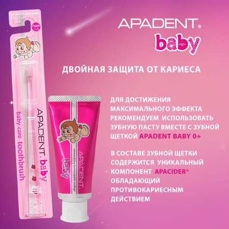 Зубная щетка классическая Apadent от 0 лет