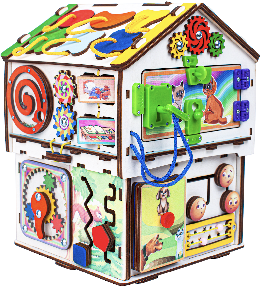 Игрушка Jolly Kids бизиборд Миникубодом - фото 5